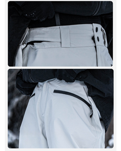 Ski Wear Fleece-lined Waterproof Snow Pants -Unisex