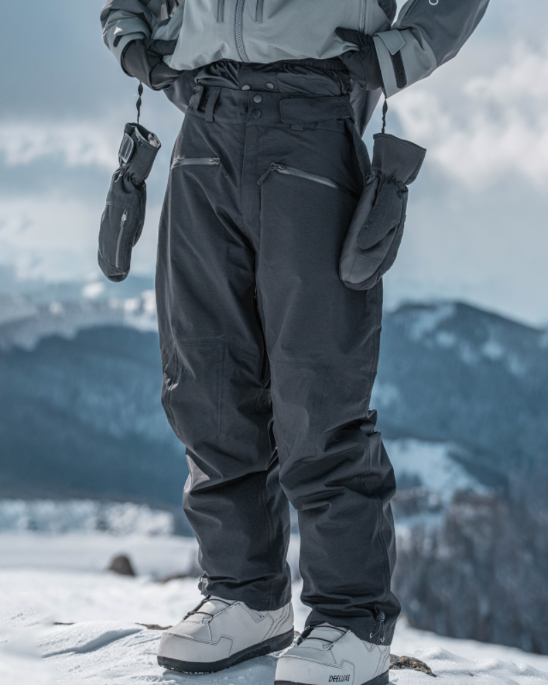 Ski Wear Fleece-lined Waterproof Snow Pants -Unisex