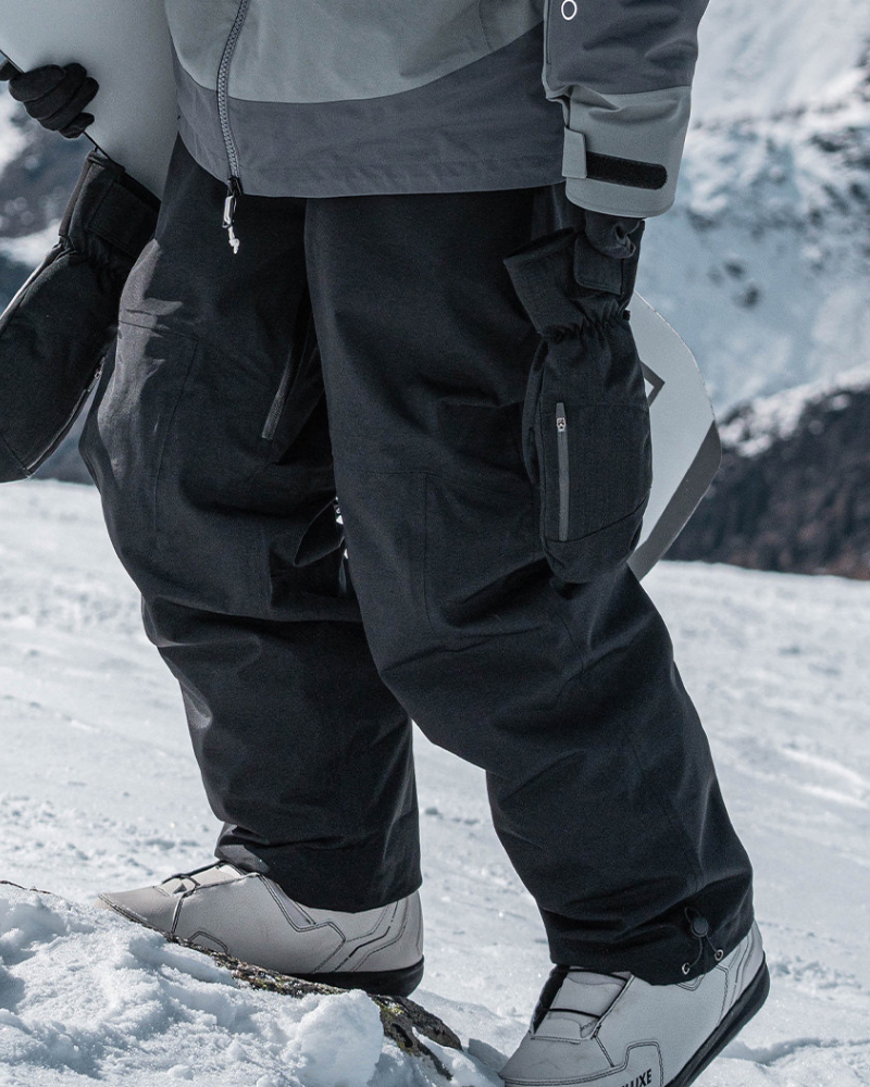 Ski Wear Fleece-lined Waterproof Snow Pants -Unisex