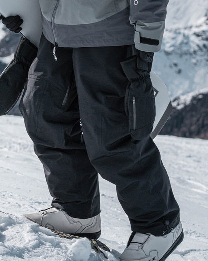 Ski Wear Fleece-lined Waterproof Snow Pants -Unisex