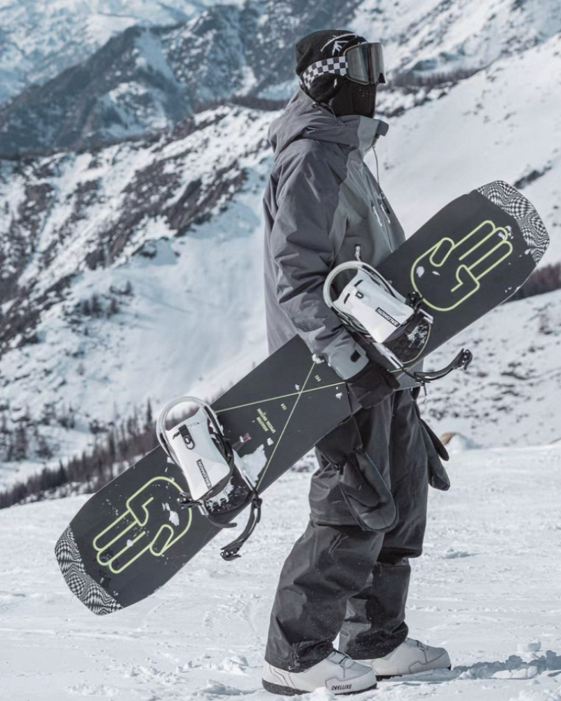 Ski Wear Fleece-lined Waterproof Snow Pants -Unisex