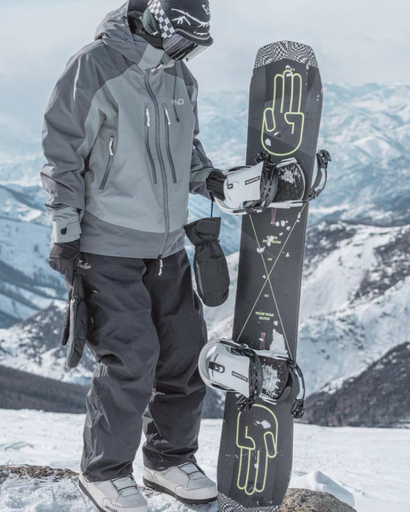 Ski Wear Fleece-lined Waterproof Snow Pants -Unisex
