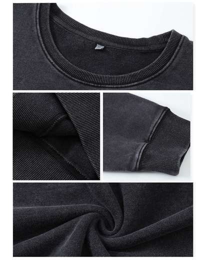 Fun Street Cartoon Hip-Hop Oversized Sweatshirt