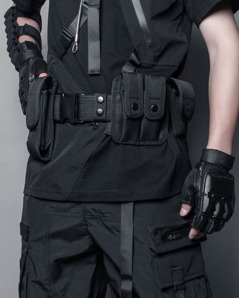 Functional 9-PC Waist Bag Belt