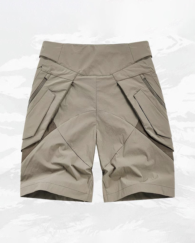 Functional Zipper Pockets Cargo Shorts – Techwear Official