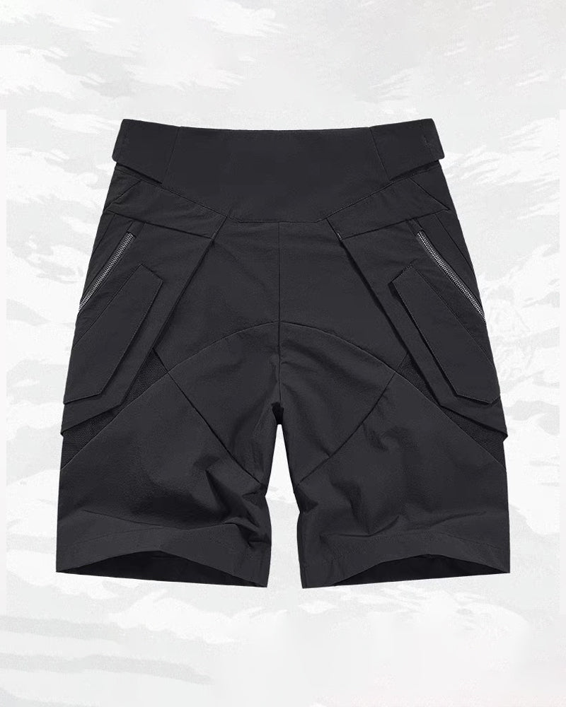Functional Zipper Pockets Cargo Shorts – Techwear Official