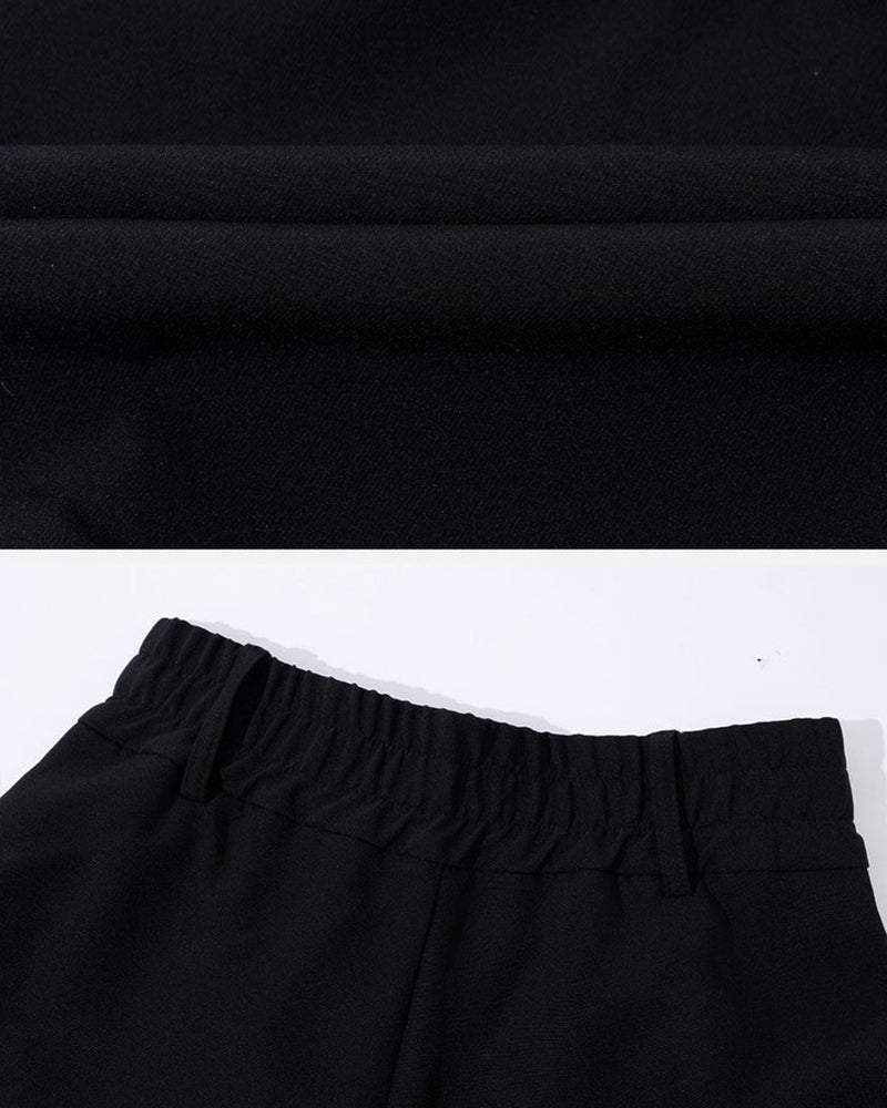 Functional Dark Cool Unisex Sweatershirt&amp;Pants&amp;Cape（Sold Separately)