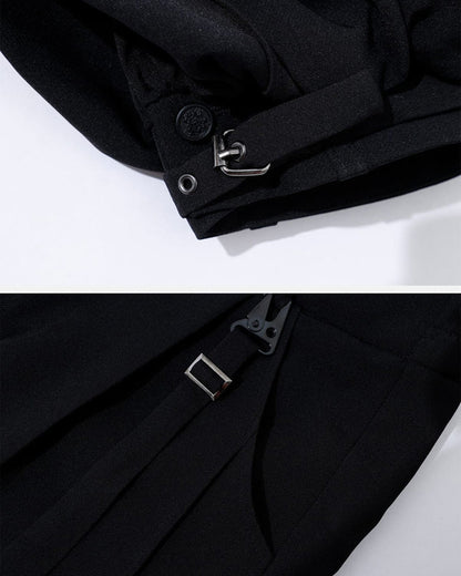 Functional Dark Cool Unisex Sweatershirt&amp;Pants&amp;Cape（Sold Separately)