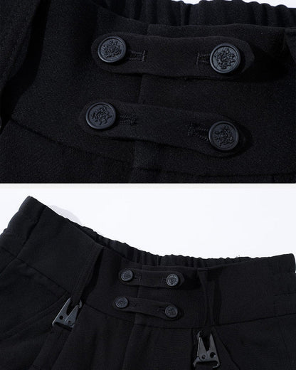 Functional Dark Cool Unisex Sweatershirt&amp;Pants&amp;Cape（Sold Separately)