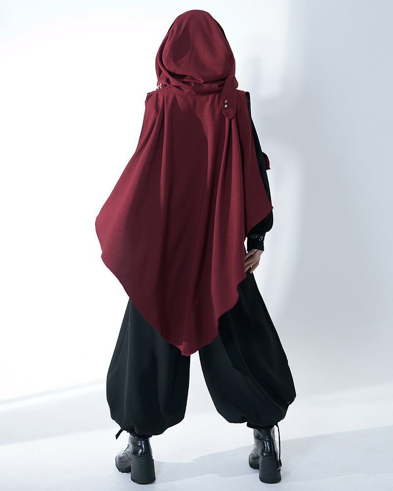 Functional Dark Cool Unisex Sweatershirt&amp;Pants&amp;Cape（Sold Separately)