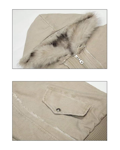 Functional Opium Style Deconstructed Patchwork Winter Jacket