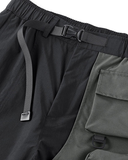 Functional Fake Two Piece Cargo Shorts