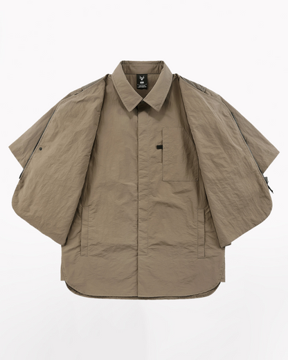 Techwear T-shirts,tactical shirt,mens black tees,cargo t-shirt men&