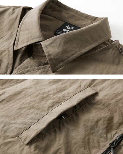 Functional Fake Two-Piece Short Sleeve Tech Shirt