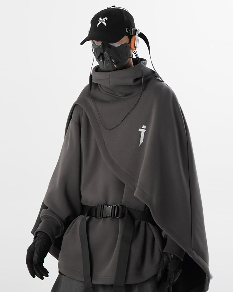 Fake two cyberpunk 2025 ninja suit hoodies