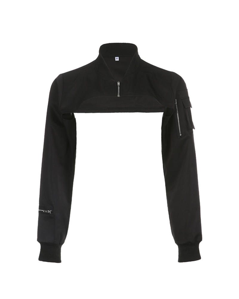 Functional Irregular Crop Top