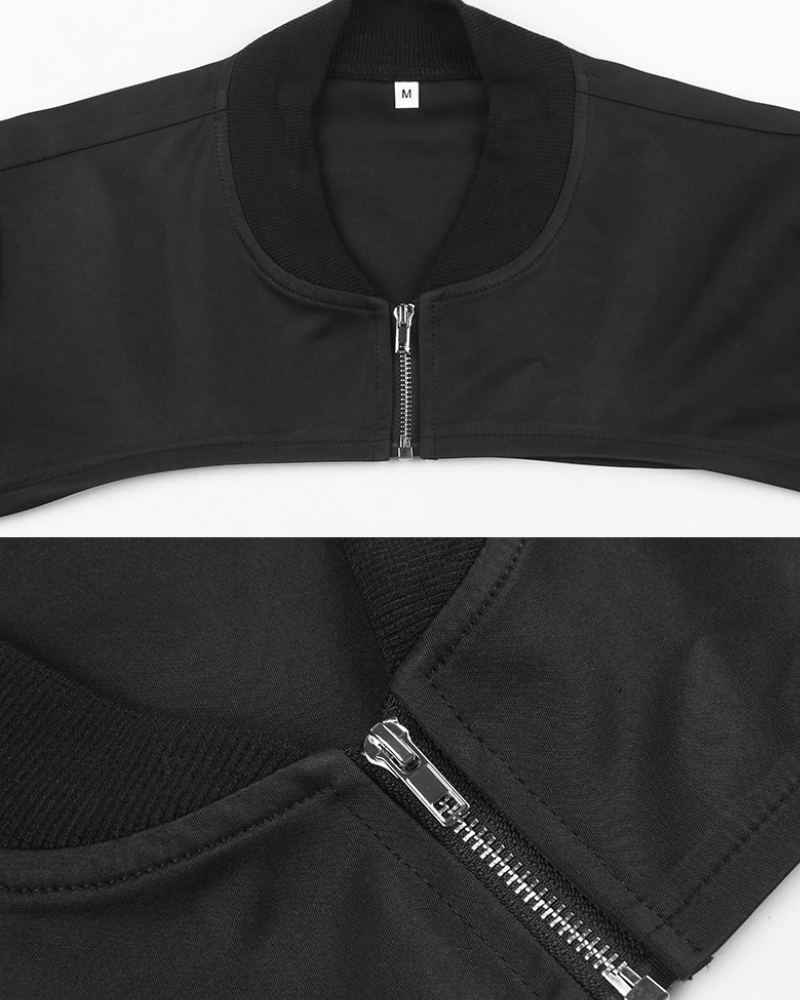 Functional Irregular Crop Top