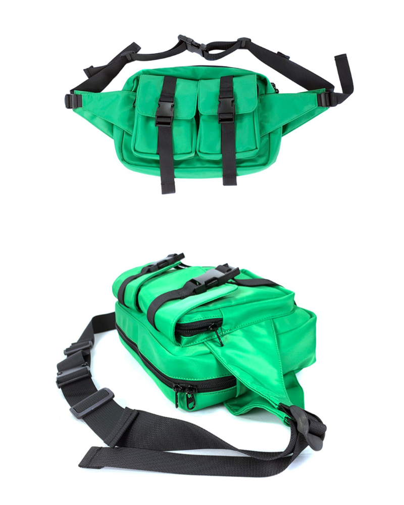 Functional Nylon Sling Chest Bag