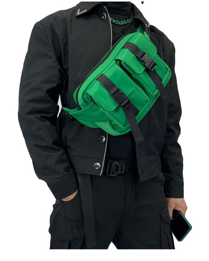 Functional Nylon Sling Chest Bag