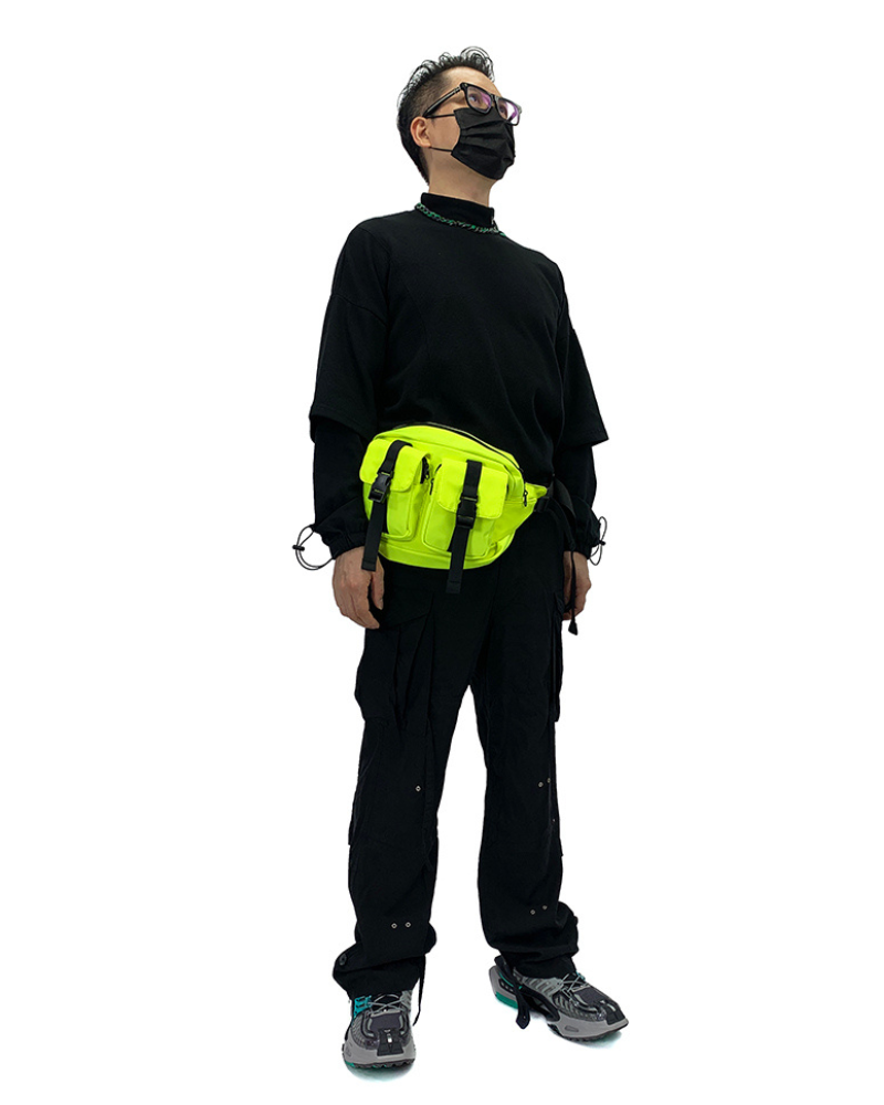 Functional Nylon Sling Chest Bag