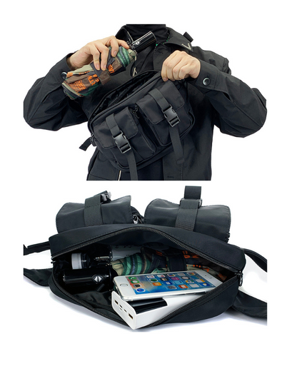 Functional Nylon Sling Chest Bag