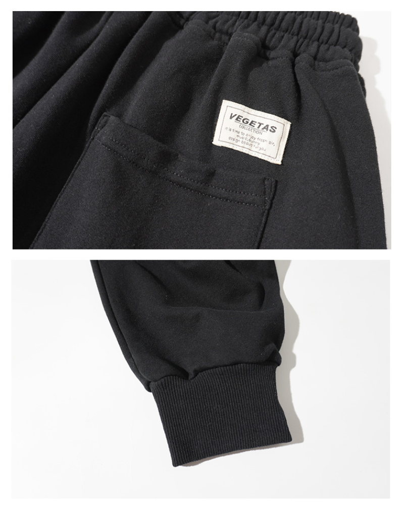 Streetwear Loose Drop-Crotch Hakama Pants