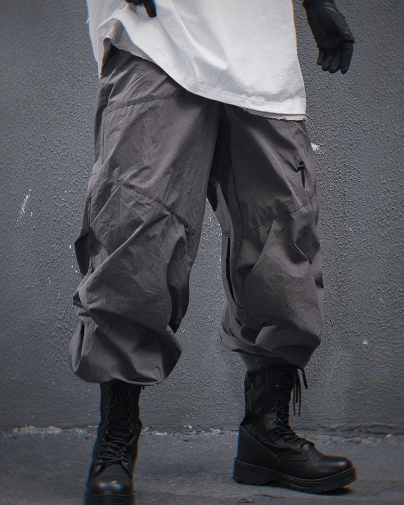 Functional Loose-Fit Casual Cargo Jogger Pants