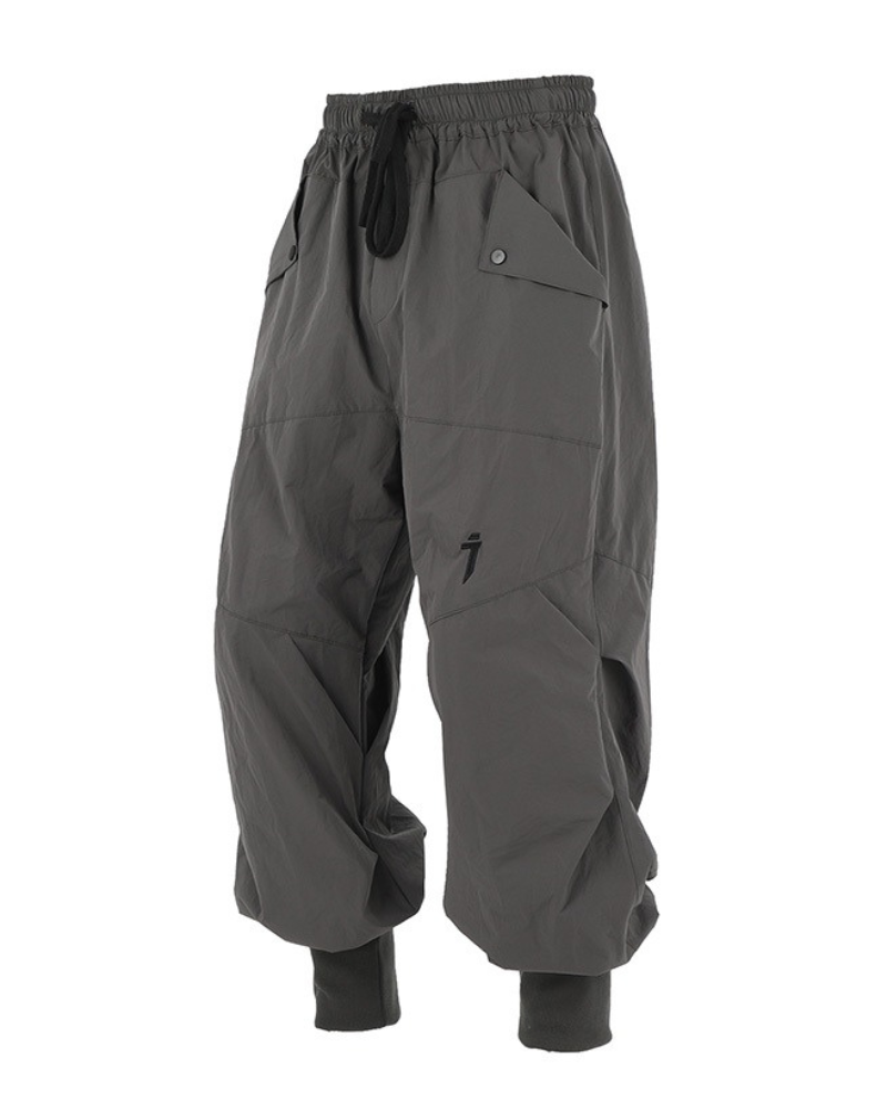 Functional Loose-Fit Casual Cargo Jogger Pants