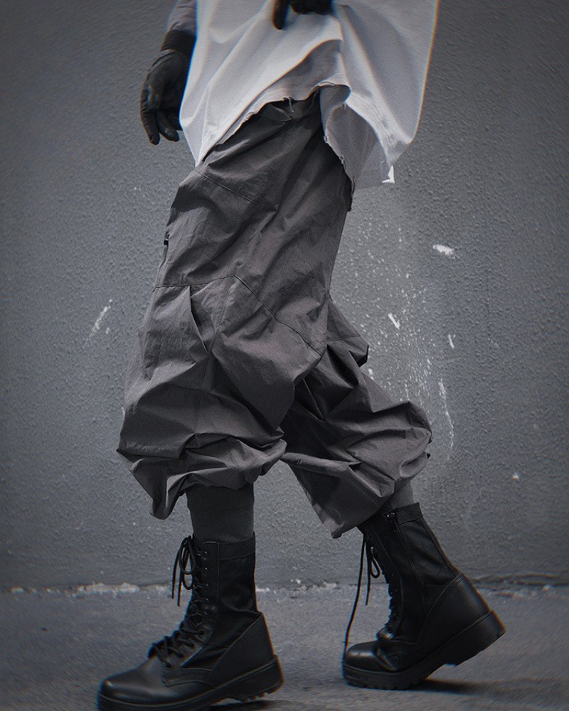 Functional Loose-Fit Casual Cargo Jogger Pants