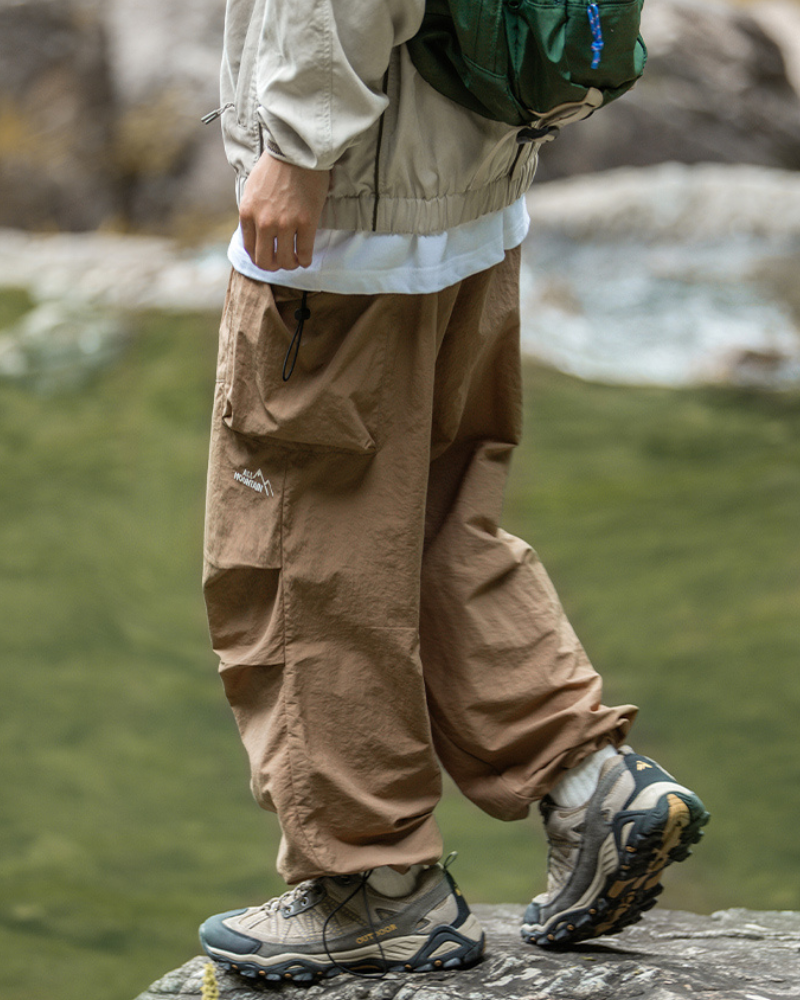 Functional Loose-Fit Outdoor Hiking Cargo Pants