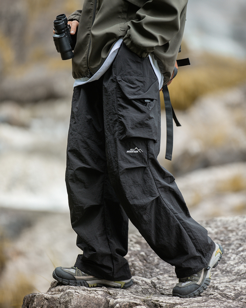 Functional Loose-Fit Outdoor Hiking Cargo Pants