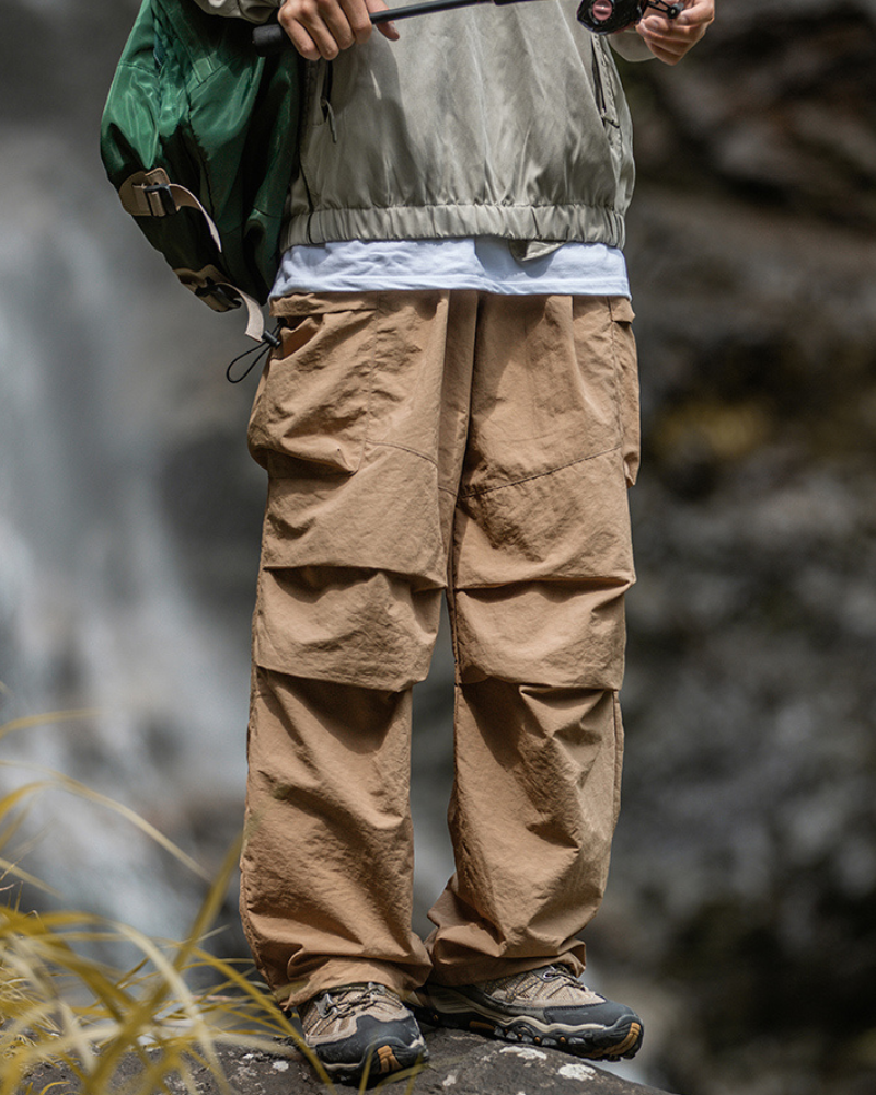 Functional Loose-Fit Outdoor Hiking Cargo Pants