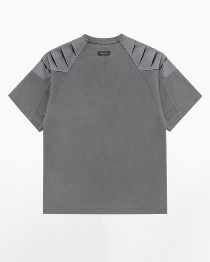 Techwear T-shirts,tactical shirt,mens black tees,cargo t-shirt men&