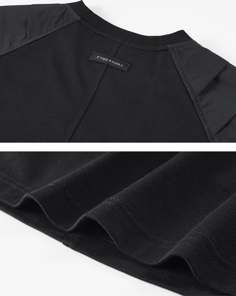 Functional Mech Patchwork Techwear T-Shirt