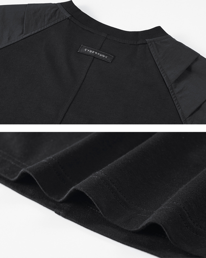 Functional Mech Patchwork Techwear T-Shirt