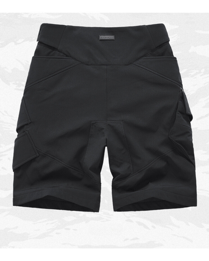Functional Multi-Pocket Tech Cargo Shorts