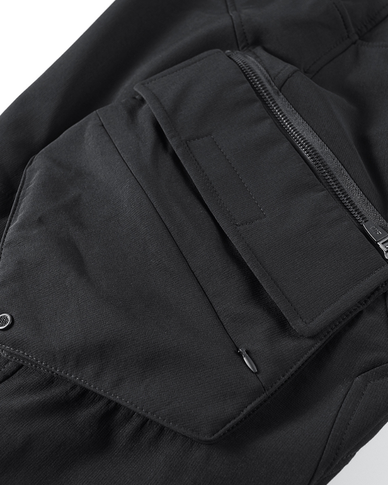 Functional Multi-Pocket Tech Cargo Shorts