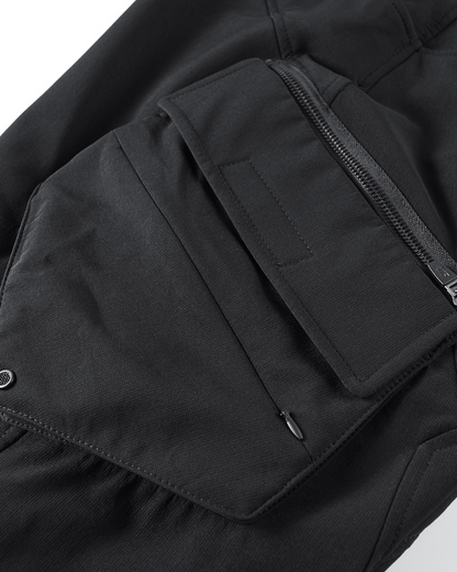 Functional Multi-Pocket Tech Cargo Shorts