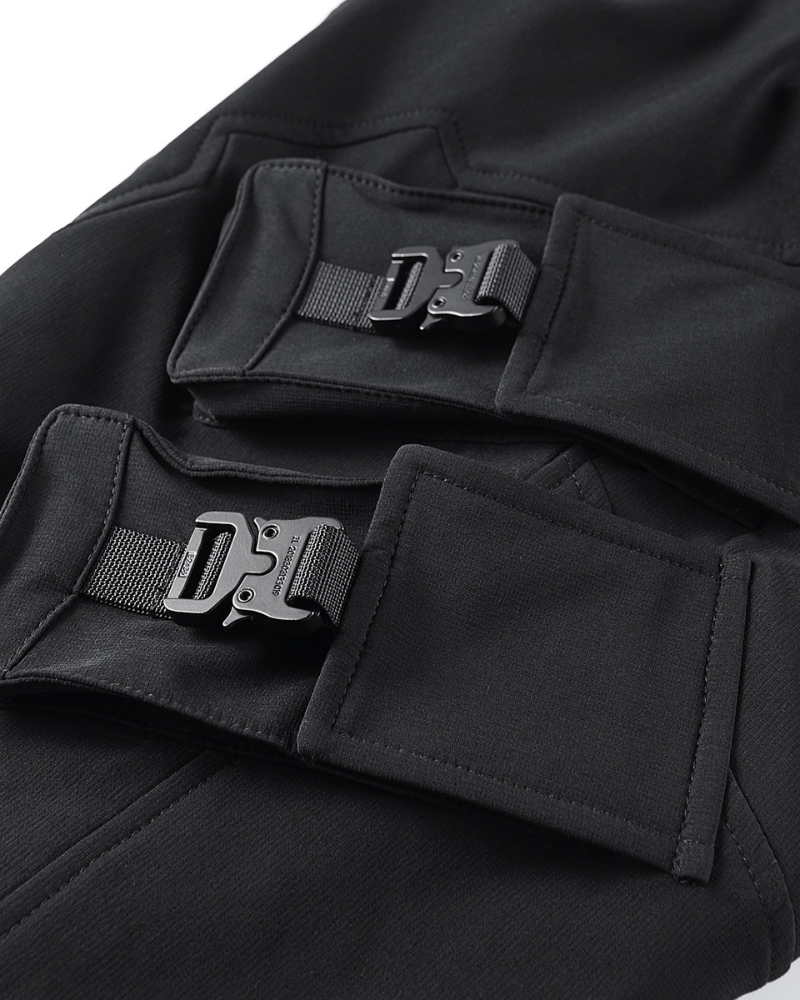 Functional Multi-Pocket Tech Cargo Shorts