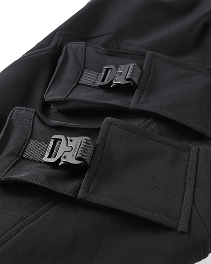 Functional Multi-Pocket Tech Cargo Shorts