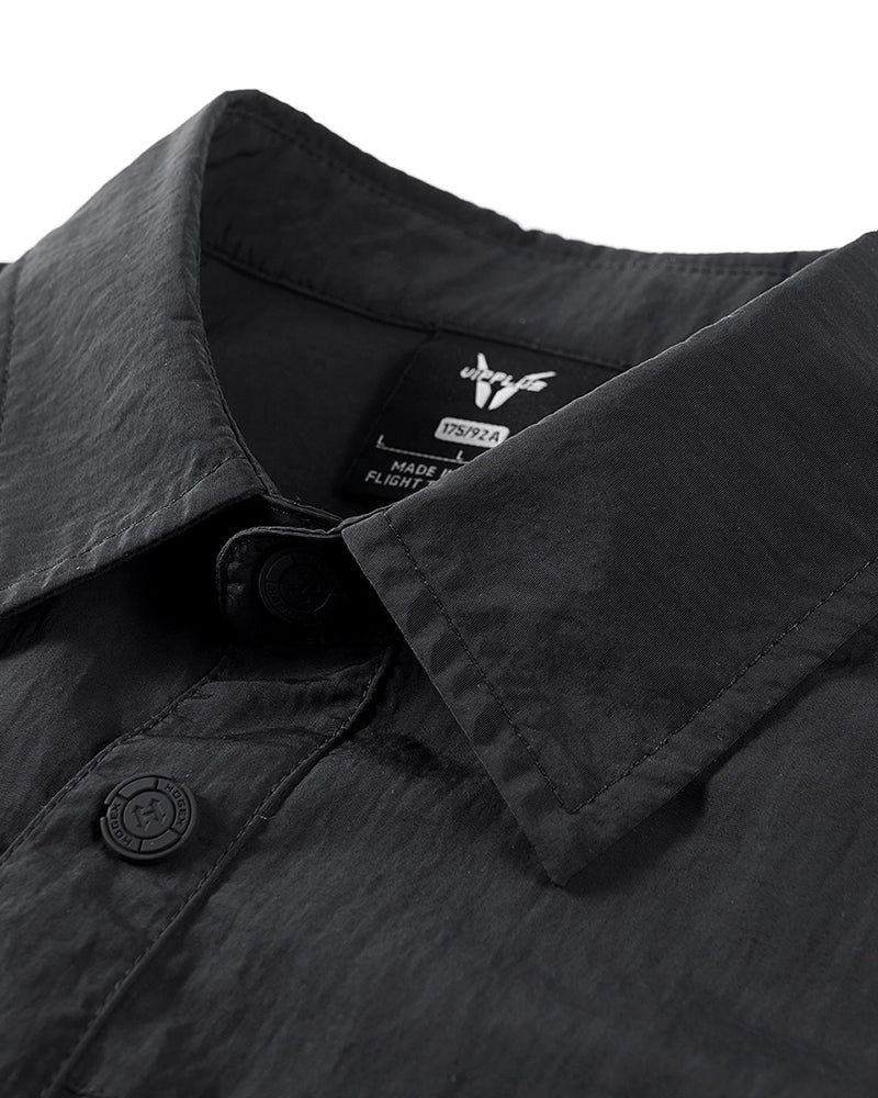 Functional Multi-Pocket Detachable Sleeve Shirt