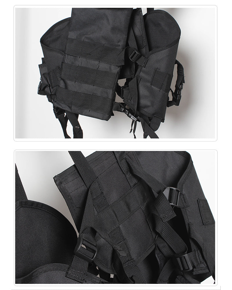 Functional Multi-Pocket Outdoor Vest – Techwear Official