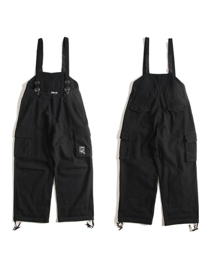 Functional Multi-Pocket Utility Overall Pants