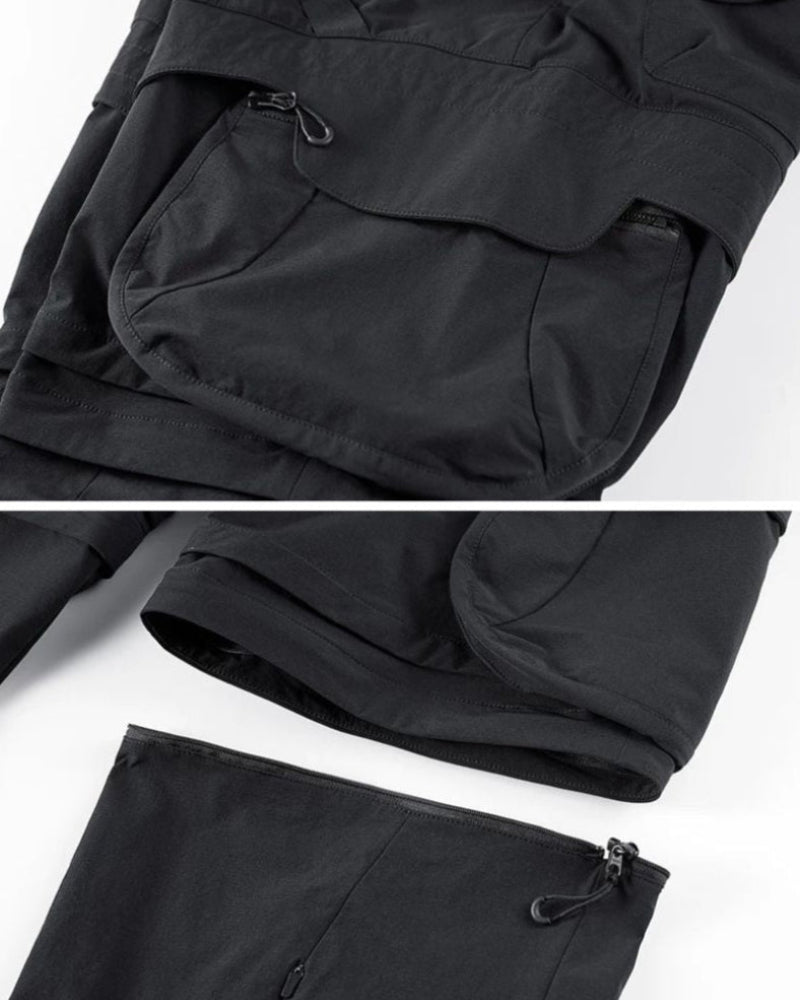 Functional Multi-Pockets Convertible Cargo Pants