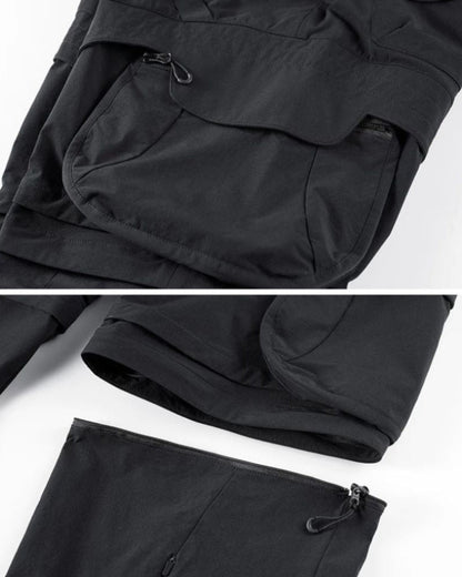 Functional Multi-Pockets Convertible Cargo Pants