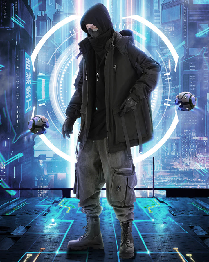 techwear jacket, tech jacket,cyberpunk jacket, cyberpunk techwear jacket, cyberpunk samurai jacket, samurai jacket cyberpunk,techwear coat,long coat,long black coat,techwear,tech wear,affordable techwear,techwear fashion,Japanese techwear,techwear outfits,futuristic clothing,cyberpunk clothing,cyberpunk techwear