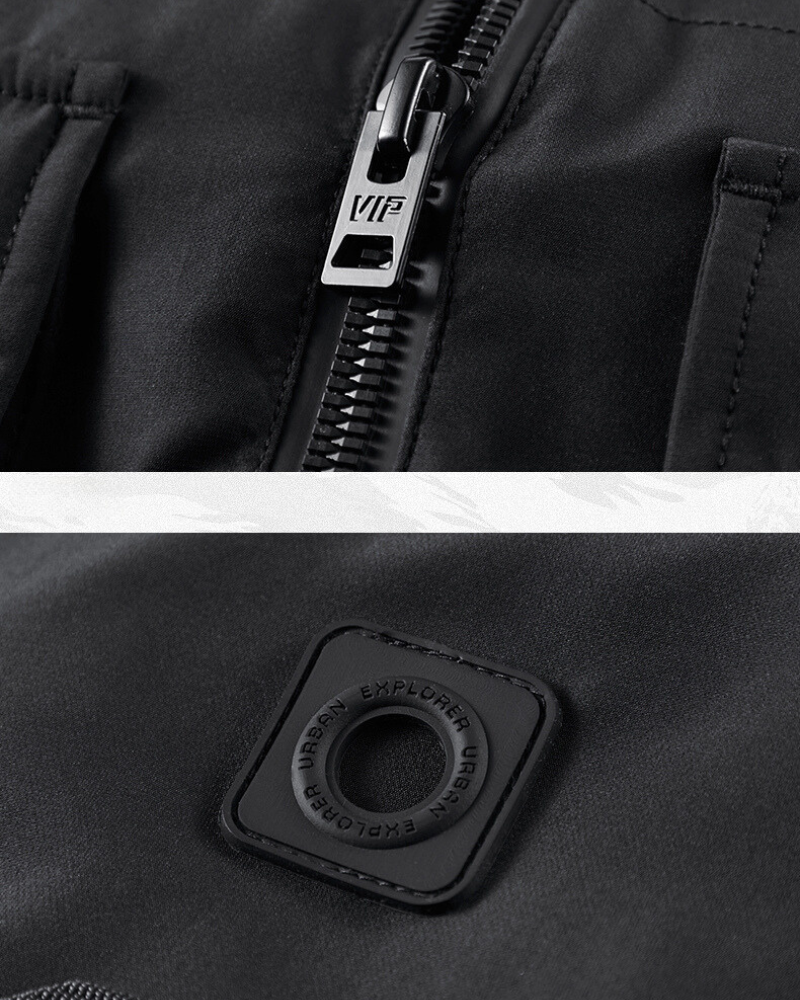 Functional Multi-pocket Cargo Hooded Jacket