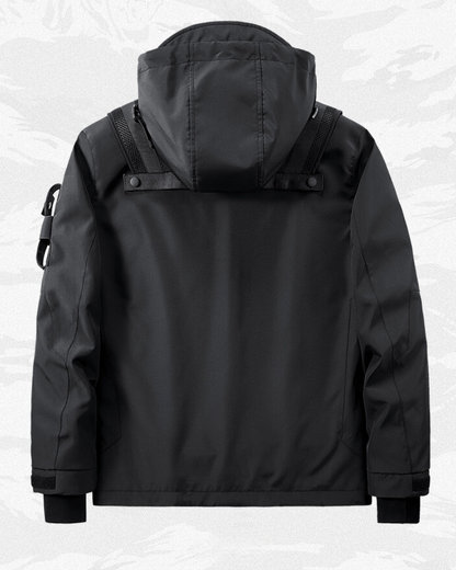 Functional Multi-pocket Cargo Hooded Jacket
