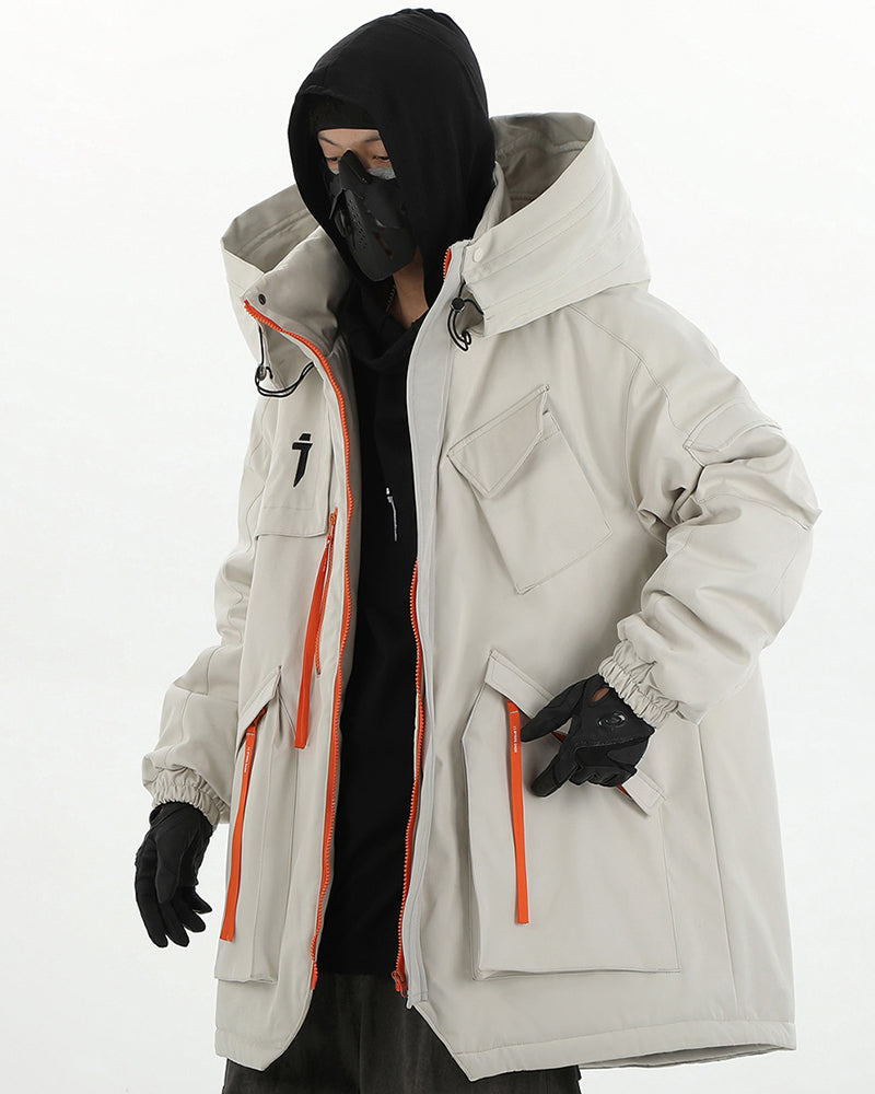 Functional Multi-Pockets Unisex Winter Techwear Jacket – Techwear Official