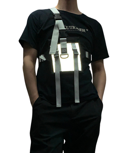 Functional Black Chest Sling Bag